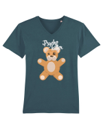 Psycho killer teddy bear Tricou mânecă scurtă guler V Bărbat Presenter