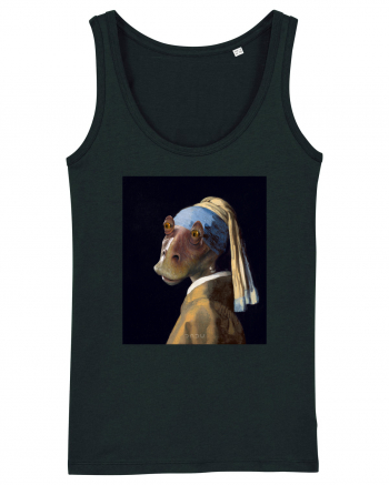 Vermeer - Jarl with a Pearl Earring Black