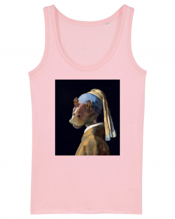 Vermeer - Jarl with a Pearl Earring Cotton Pink