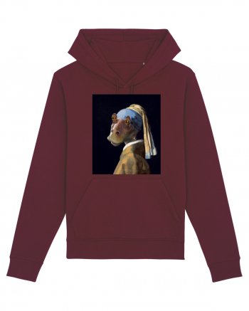 Vermeer - Jarl with a Pearl Earring Burgundy