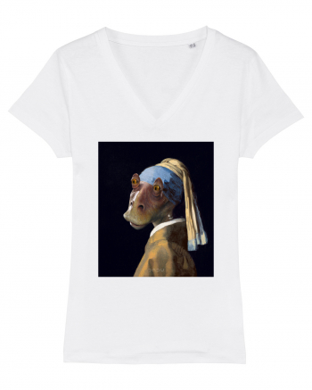 Vermeer - Jarl with a Pearl Earring White