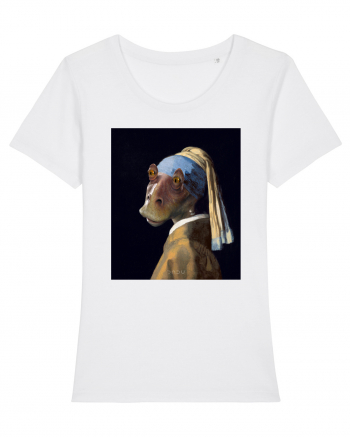 Vermeer - Jarl with a Pearl Earring White