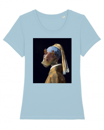 Vermeer - Jarl with a Pearl Earring Sky Blue