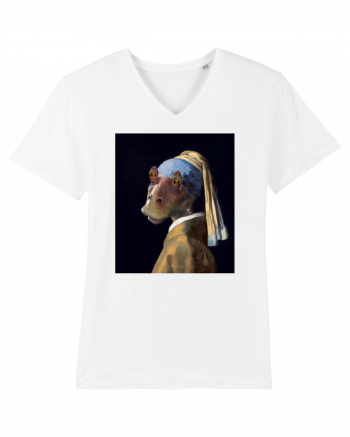 Vermeer - Jarl with a Pearl Earring White