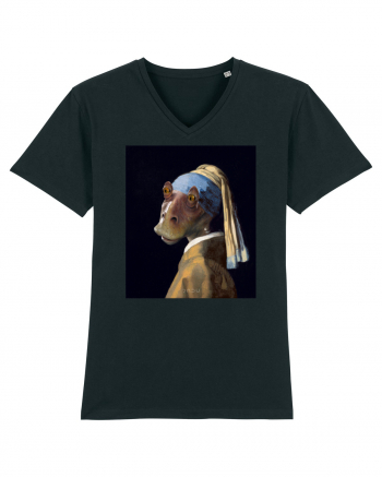 Vermeer - Jarl with a Pearl Earring Black