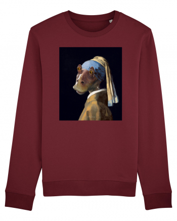 Vermeer - Jarl with a Pearl Earring Burgundy