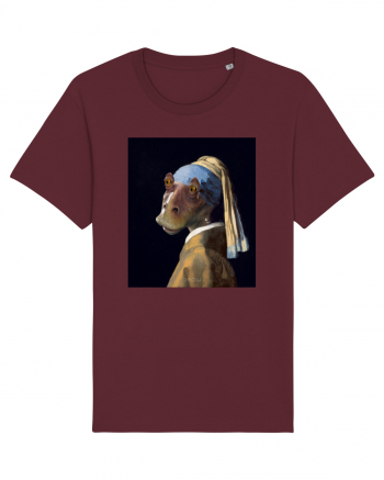 Vermeer - Jarl with a Pearl Earring Burgundy