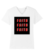 faith Tricou mânecă scurtă guler V Bărbat Presenter