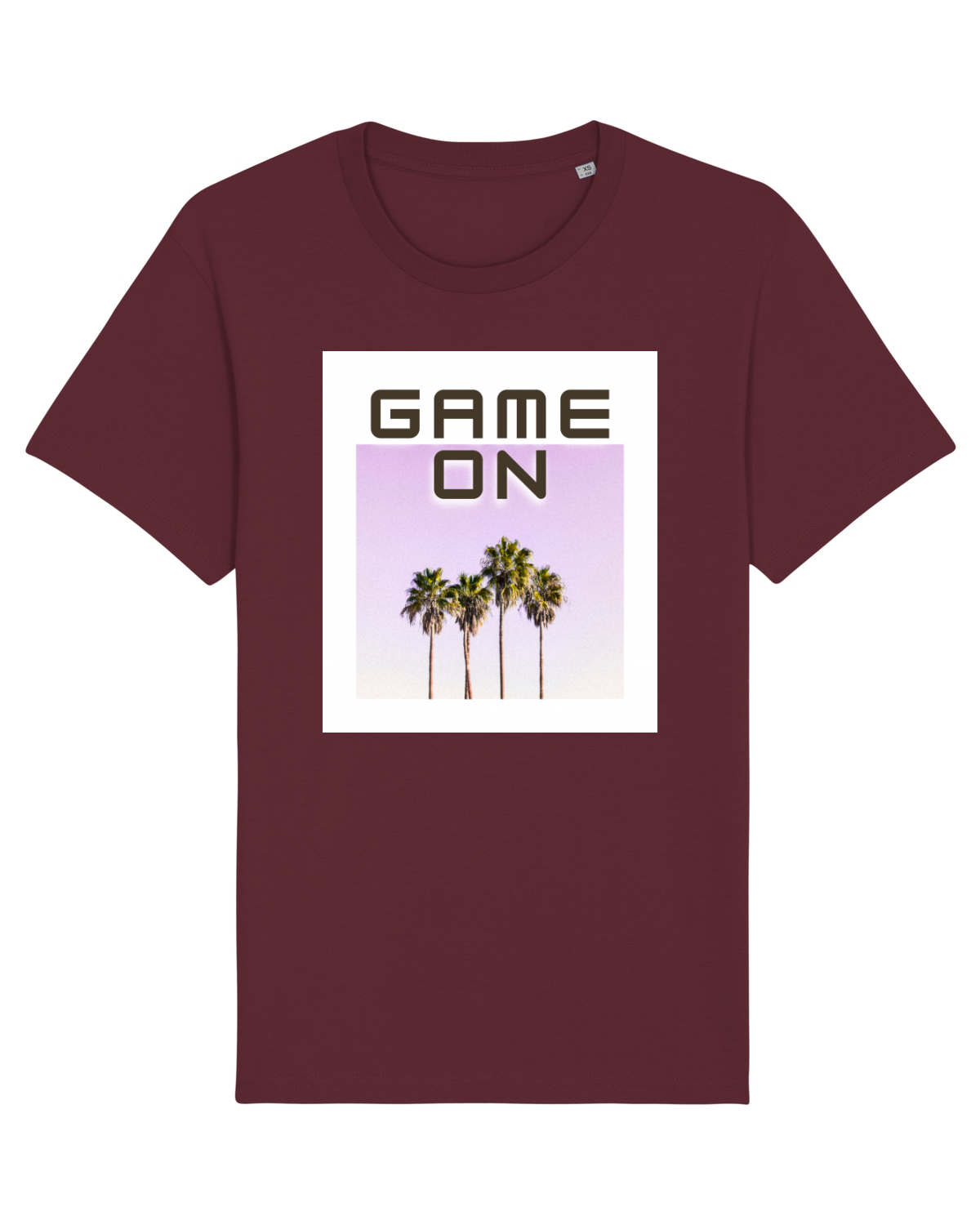 Tricou mânecă scurtă Unisex Rocker Burgundy