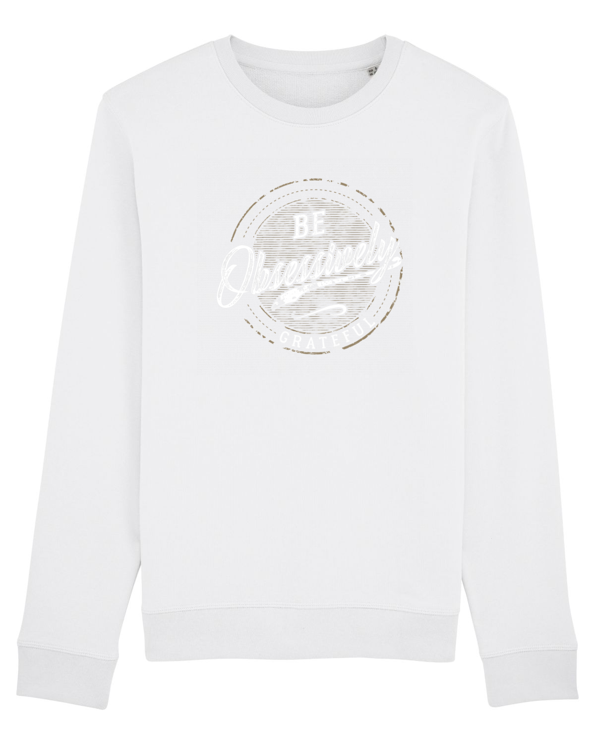 Bluză mânecă lungă Unisex Rise White