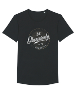 Be obsessively grateful Tricou mânecă scurtă guler larg Bărbat Skater