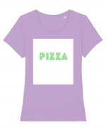 pizza Tricou mânecă scurtă guler larg fitted Damă Expresser