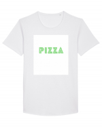 pizza Tricou mânecă scurtă guler larg Bărbat Skater