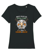 Catchn and killin Tricou mânecă scurtă guler larg fitted Damă Expresser