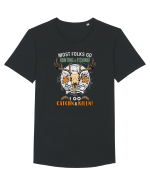 Catchn and killin Tricou mânecă scurtă guler larg Bărbat Skater