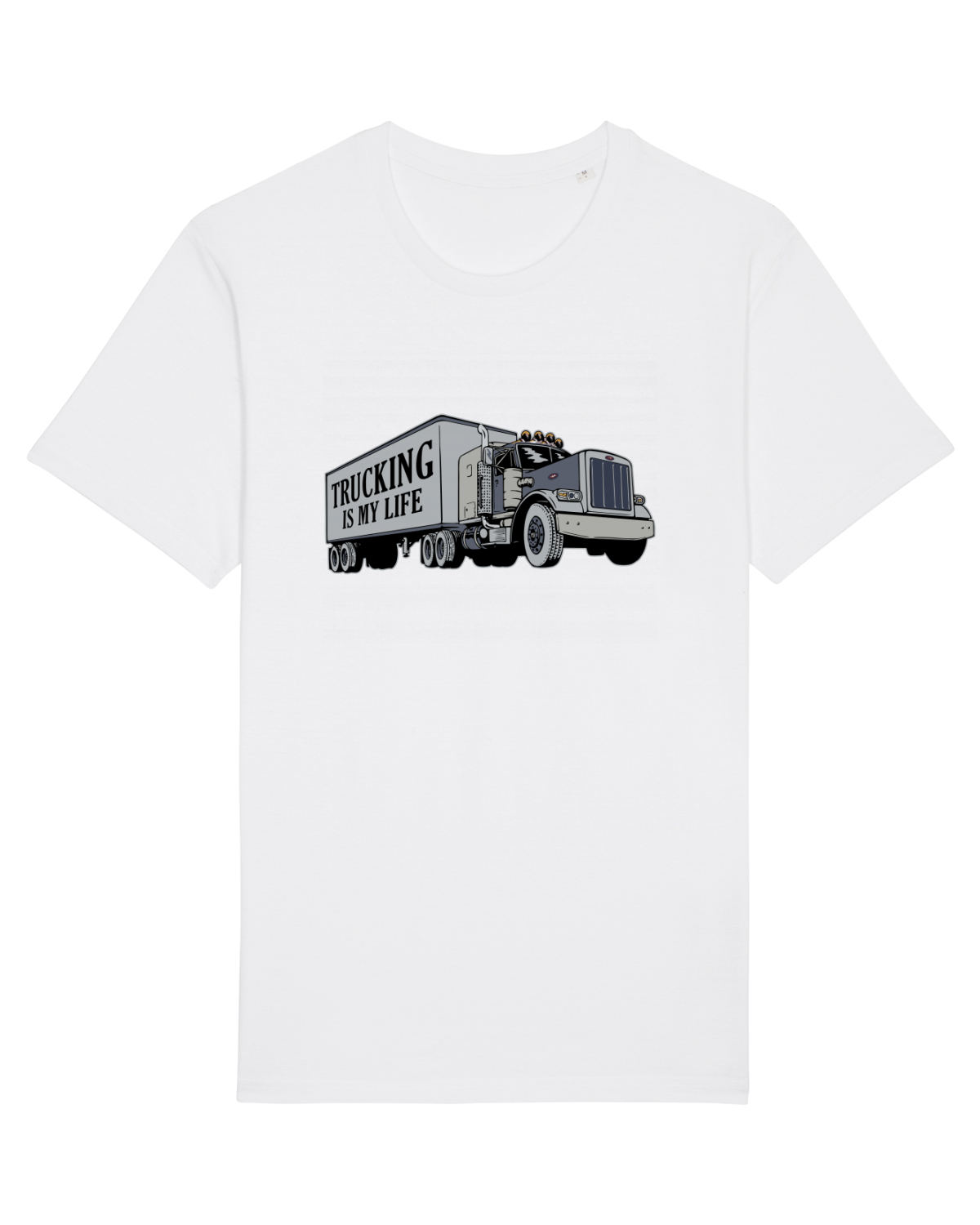 Tricou mânecă scurtă Unisex Rocker White