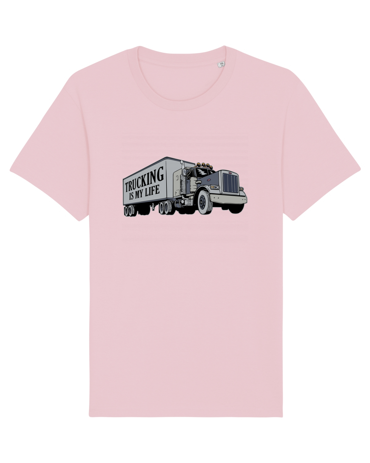 Tricou mânecă scurtă Unisex Rocker Cotton Pink