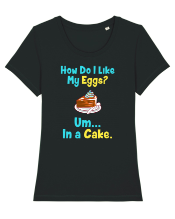 My eggs in a cake Black