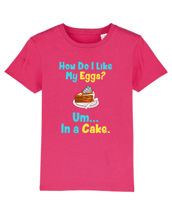 My eggs in a cake Raspberry