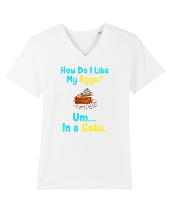 My eggs in a cake White