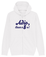Adio, clasa a 8-a! Tricou de pus in rama. Hanorac cu fermoar Unisex Connector