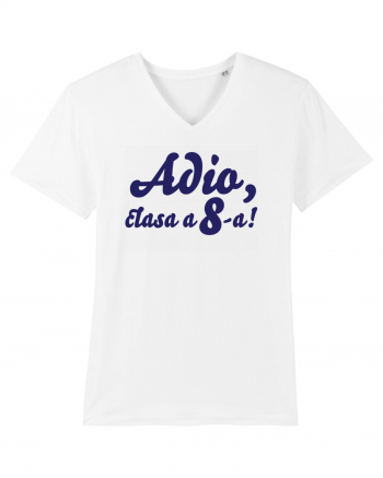 Adio, clasa a 8-a! Tricou de pus in rama. White