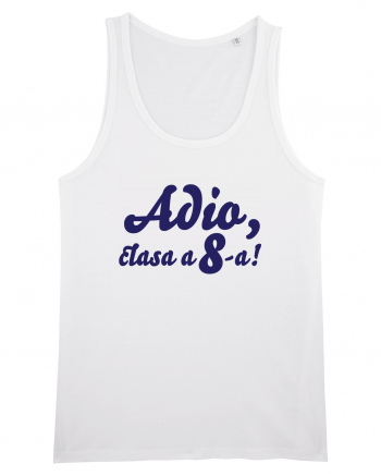 Adio, clasa a 8-a! Tricou de pus in rama. White