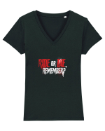 Ride or Die, remember? Tricou mânecă scurtă guler V Damă Evoker