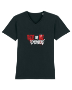 Ride or Die, remember? Tricou mânecă scurtă guler V Bărbat Presenter