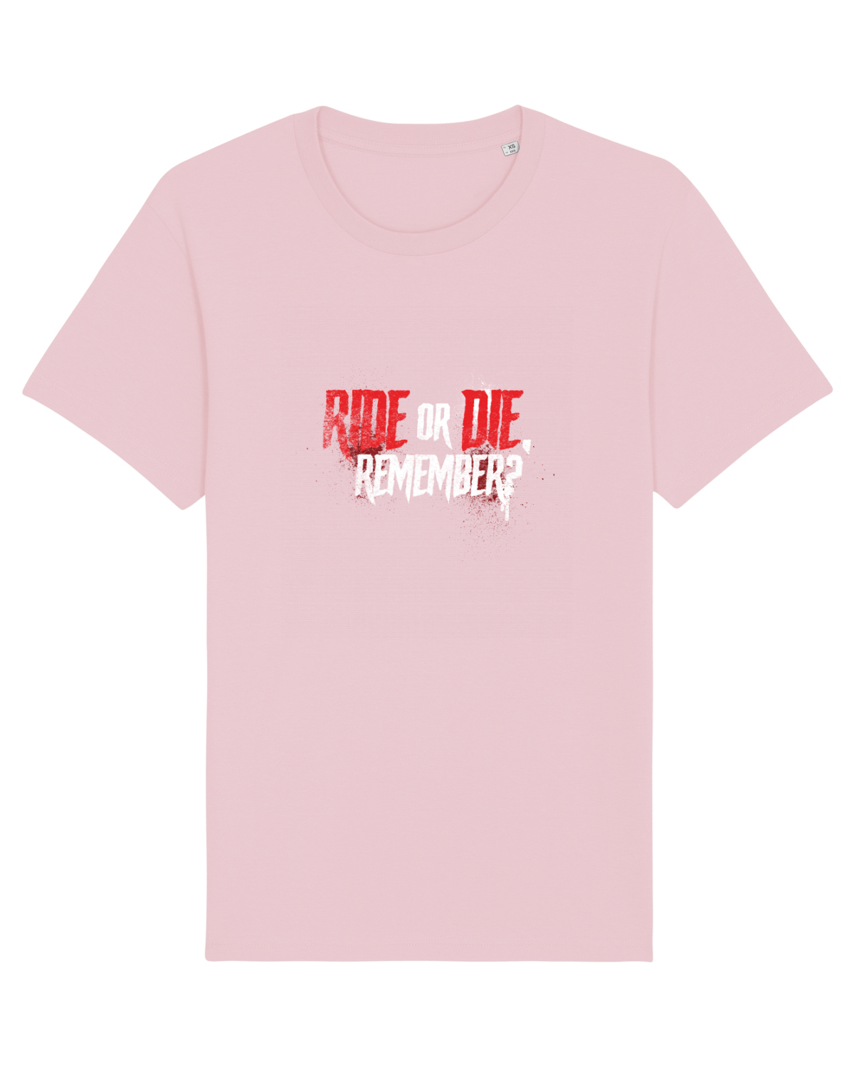 Tricou mânecă scurtă Unisex Rocker Cotton Pink