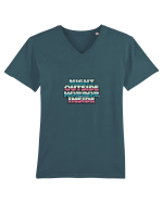 Ride or Die, remember? Tricou mânecă scurtă guler V Bărbat Presenter