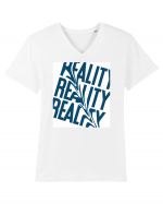 reality1 Tricou mânecă scurtă guler V Bărbat Presenter