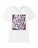 reality2 Tricou mânecă scurtă guler V Bărbat Presenter