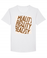 reality4 Tricou mânecă scurtă guler larg Bărbat Skater