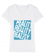 reality5 Tricou mânecă scurtă guler V Damă Evoker