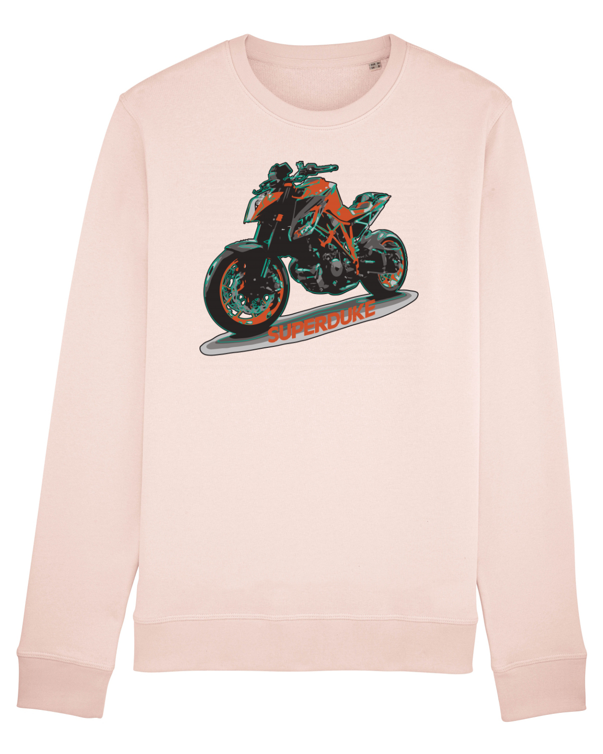 Bluză mânecă lungă Unisex Rise Candy Pink