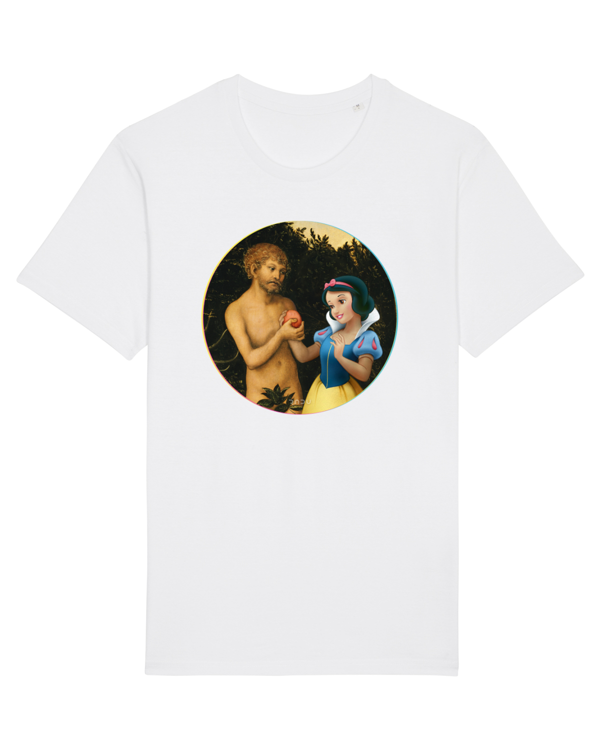 Tricou mânecă scurtă Unisex Rocker White