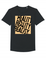 reality15 Tricou mânecă scurtă guler larg Bărbat Skater