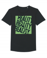 reality16 Tricou mânecă scurtă guler larg Bărbat Skater