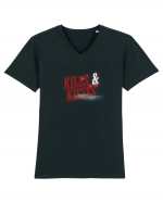 Kills & Kisses Tricou mânecă scurtă guler V Bărbat Presenter