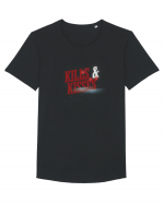 Kills & Kisses Tricou mânecă scurtă guler larg Bărbat Skater