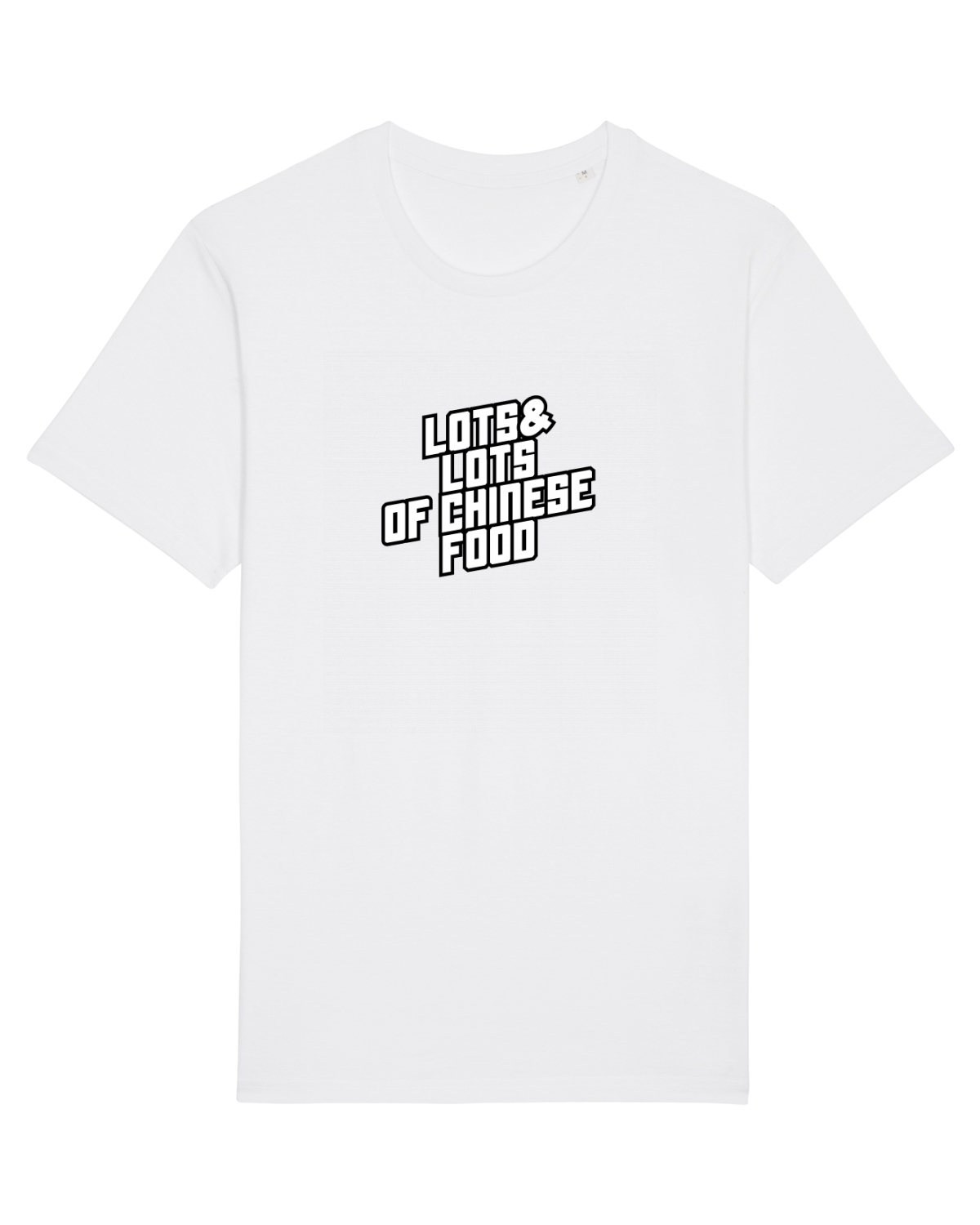 Tricou mânecă scurtă Unisex Rocker White