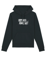 Kick Ass & Make Shit (white) Hanorac Unisex Drummer