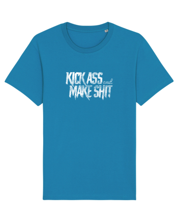 Kick Ass & Make Shit (white) Azur