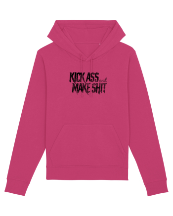 Kick Ass & Make Shit (black) Raspberry