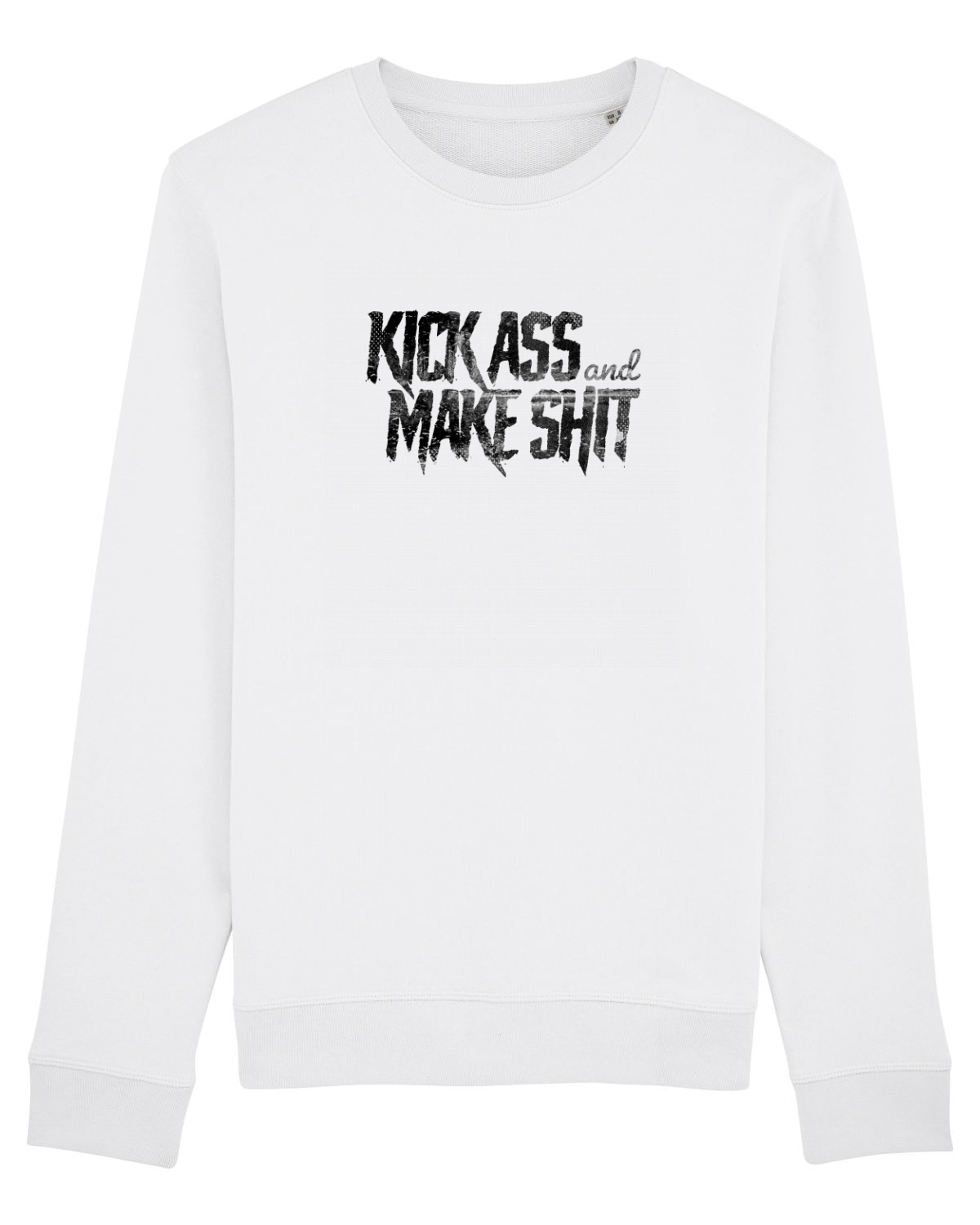 Bluză mânecă lungă Unisex Rise White