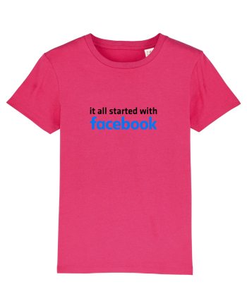 It all started with Facebook (black) Raspberry