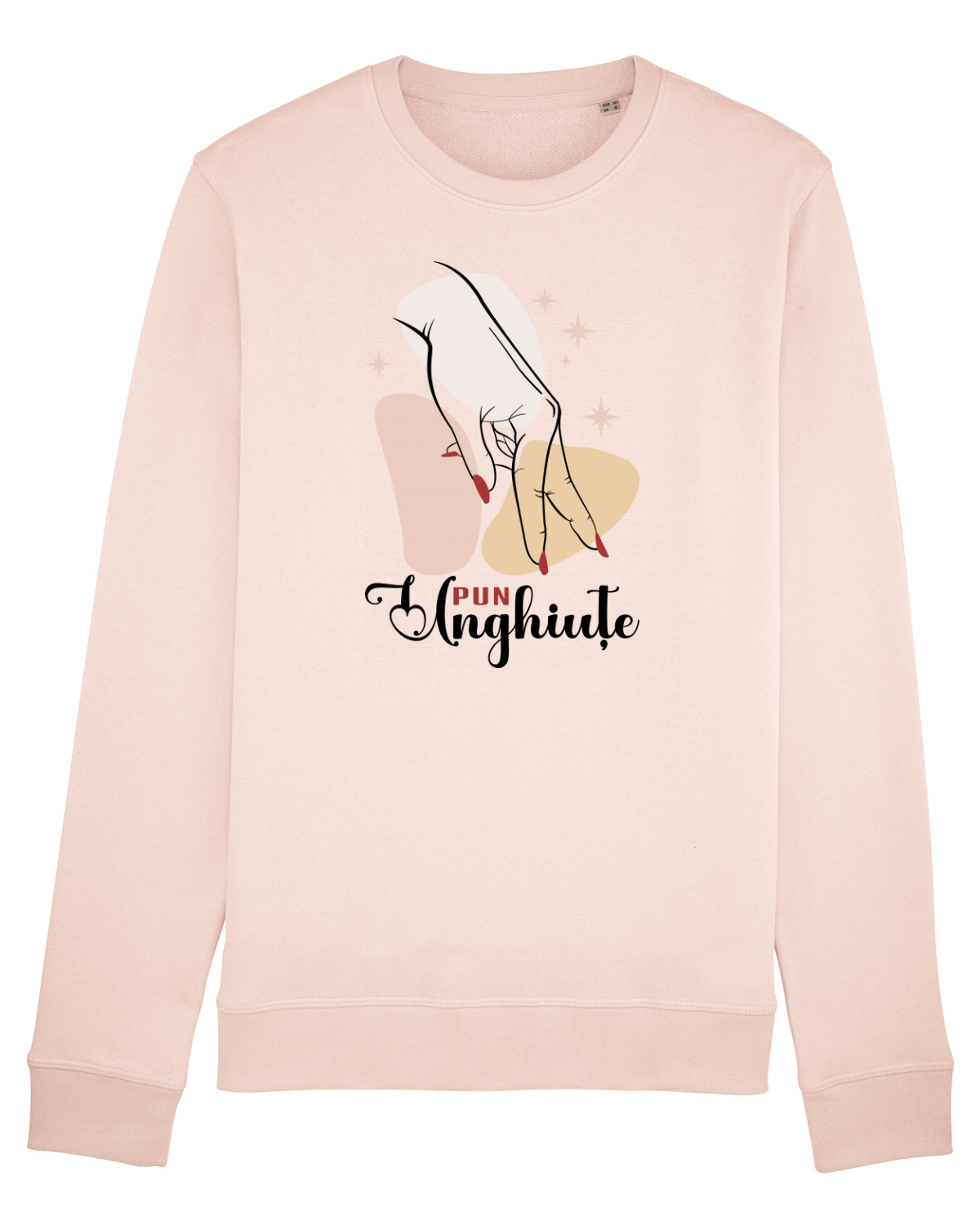 Bluză mânecă lungă Unisex Rise Candy Pink