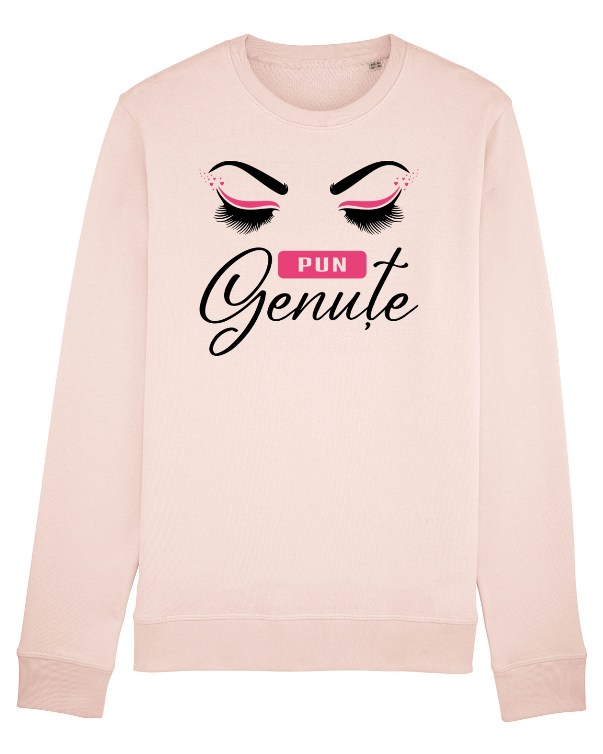 Bluză mânecă lungă Unisex Rise Candy Pink