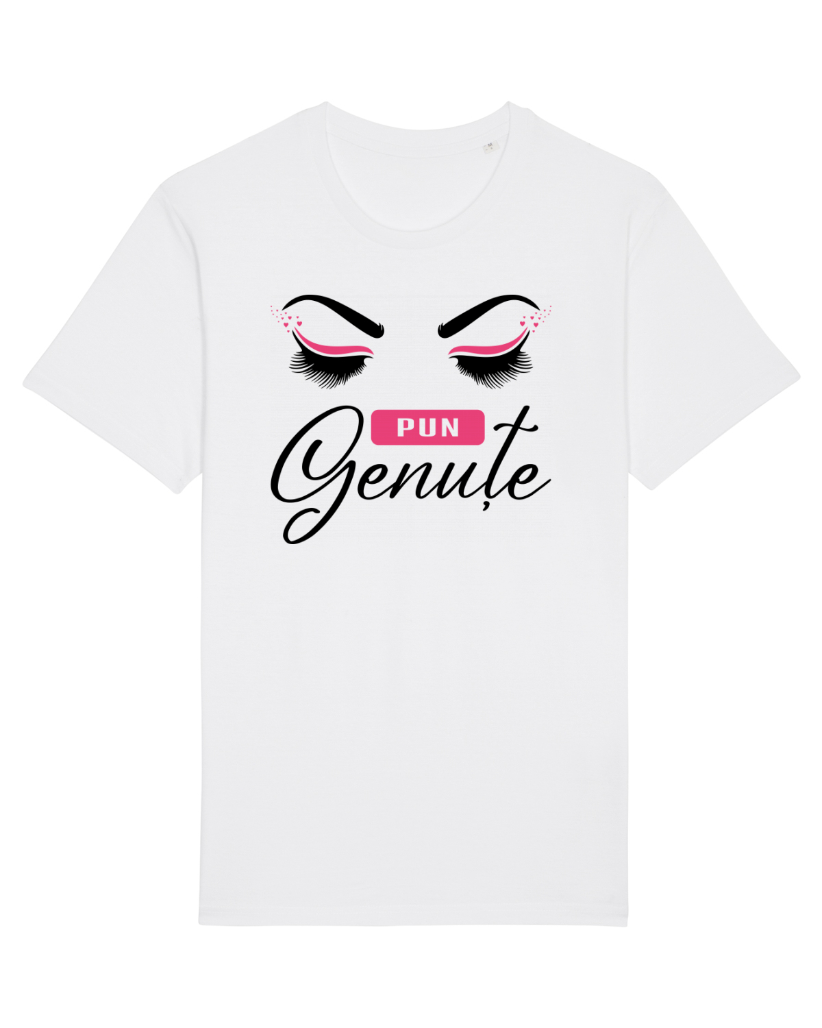 Tricou mânecă scurtă Unisex Rocker White